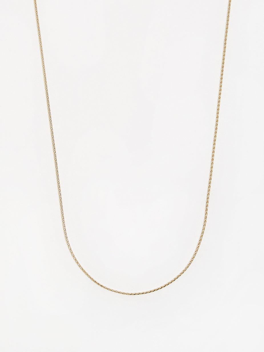 Goods By Goodhood Goods by Goodhood Round Spiga Chain / Gold / 0.9mm Gauge / 60cm - 60cm - Gold