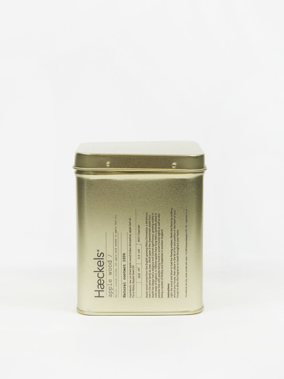 Haeckels Haeckels Apple Wood Raw Incense - 100g - Gold