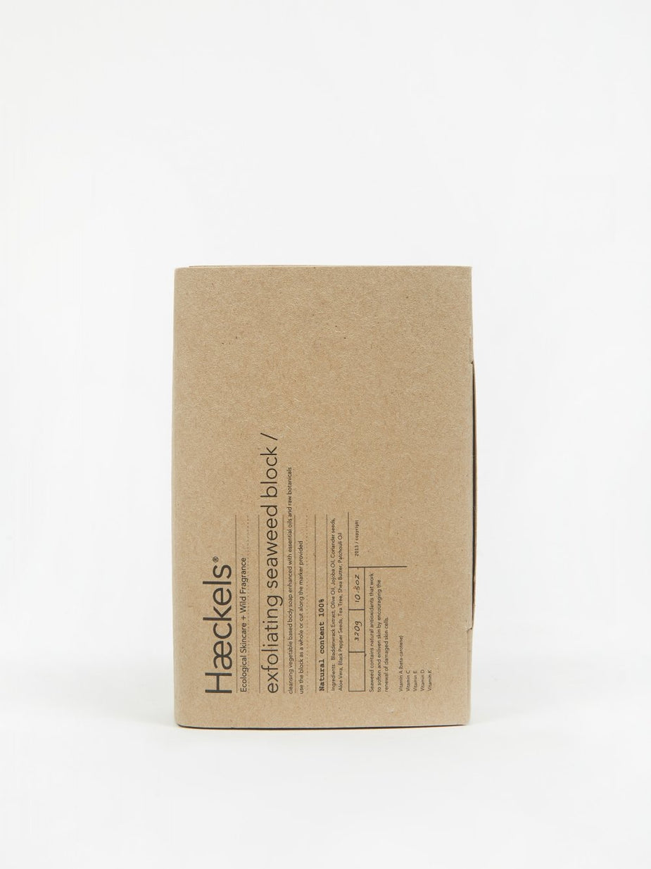 Haeckels Haeckels Exfoliating Seaweed Soap Block - 320g - Brown