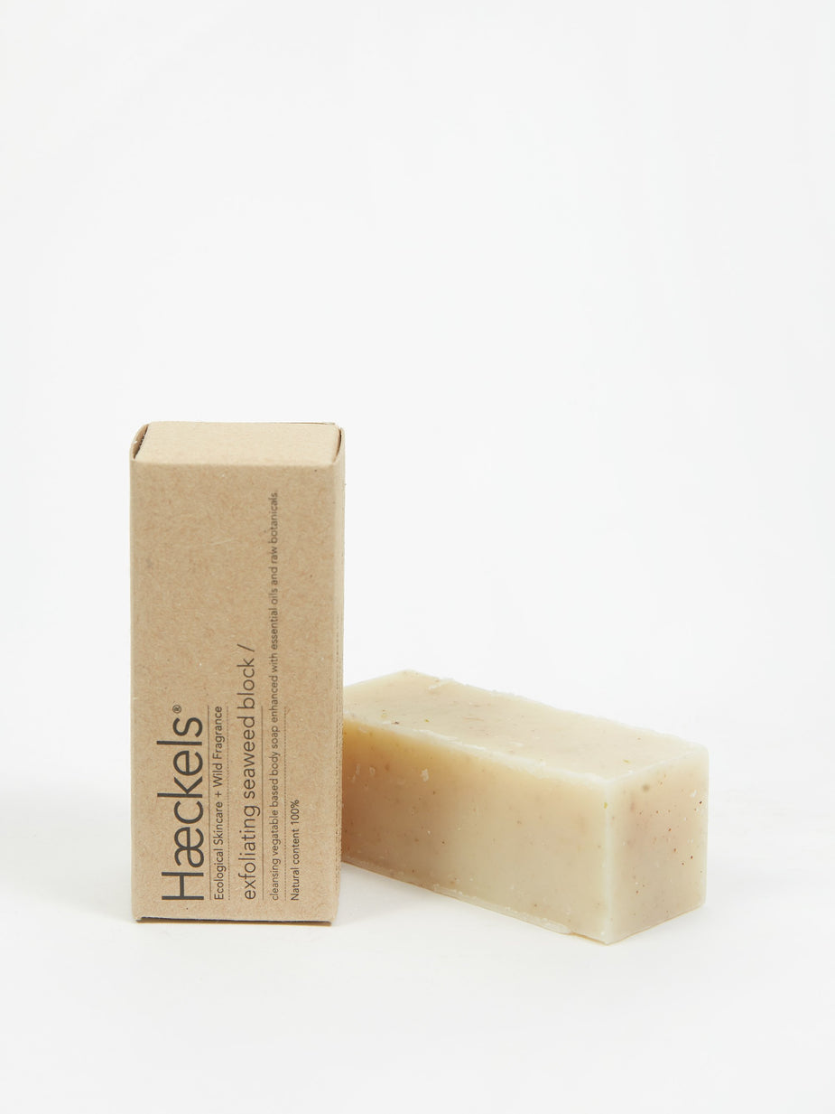 Haeckels Haeckels Exfoliating Seaweed Soap Block - 80g - Brown