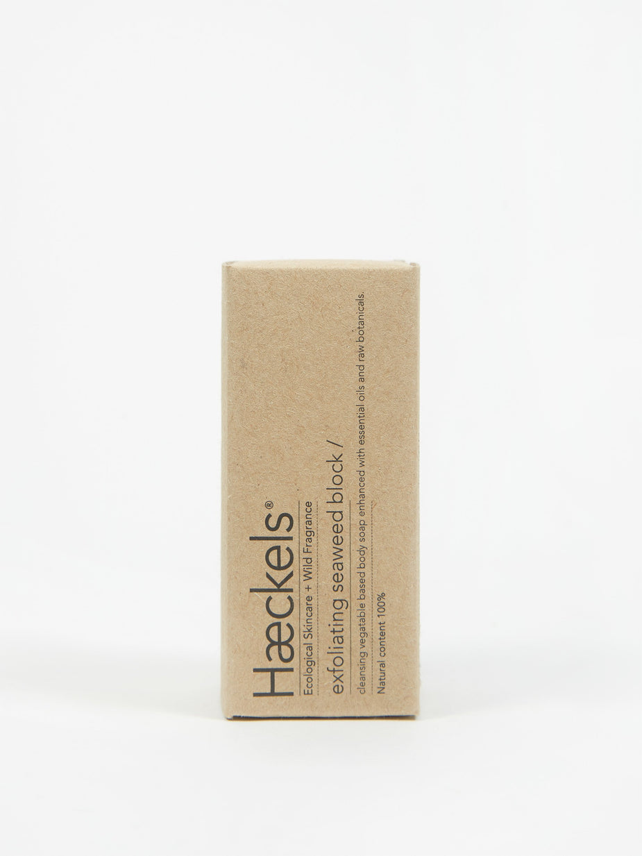 Haeckels Haeckels Exfoliating Seaweed Soap Block - 80g - Brown