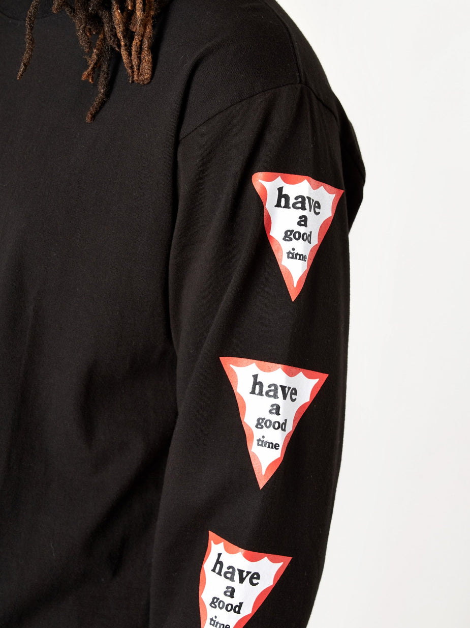 Have A Good Time Have A Good Time Arm Triangle Frame Longsleeve T-Shirt - Black - Black