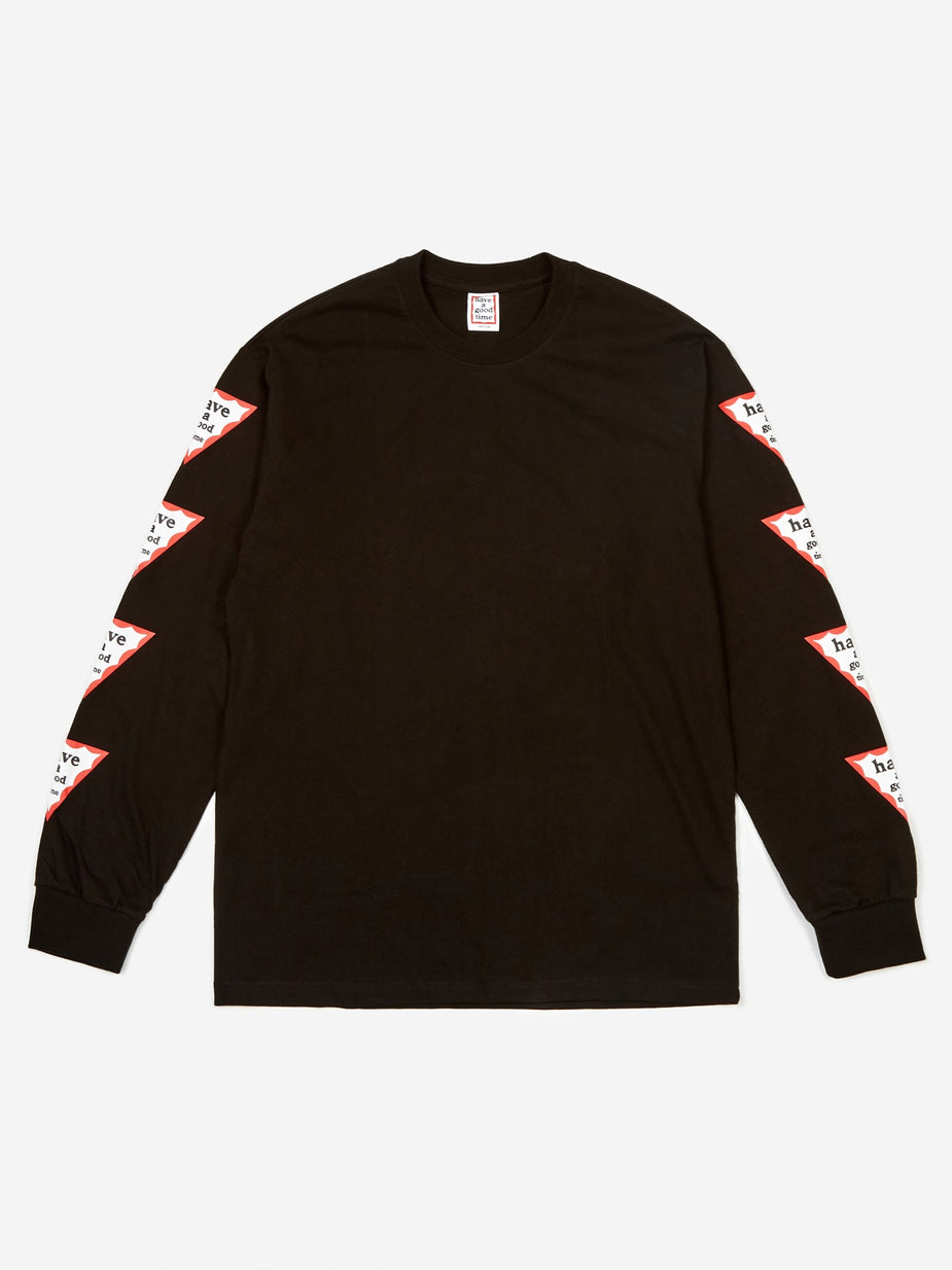 Have A Good Time Have A Good Time Arm Triangle Frame Longsleeve T-Shirt - Black - Black