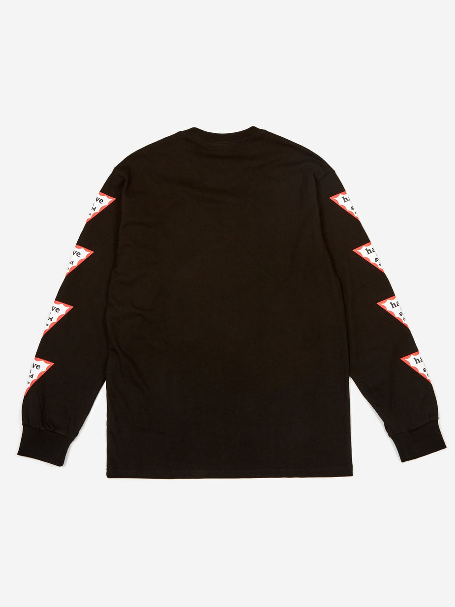 Have A Good Time Have A Good Time Arm Triangle Frame Longsleeve T-Shirt - Black - Black