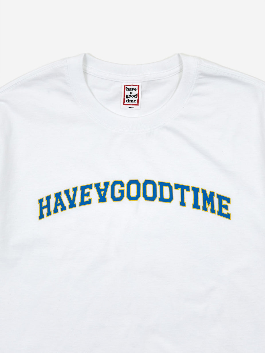 Have A Good Time Have A Good Time College Logo T-Shirt - White - White