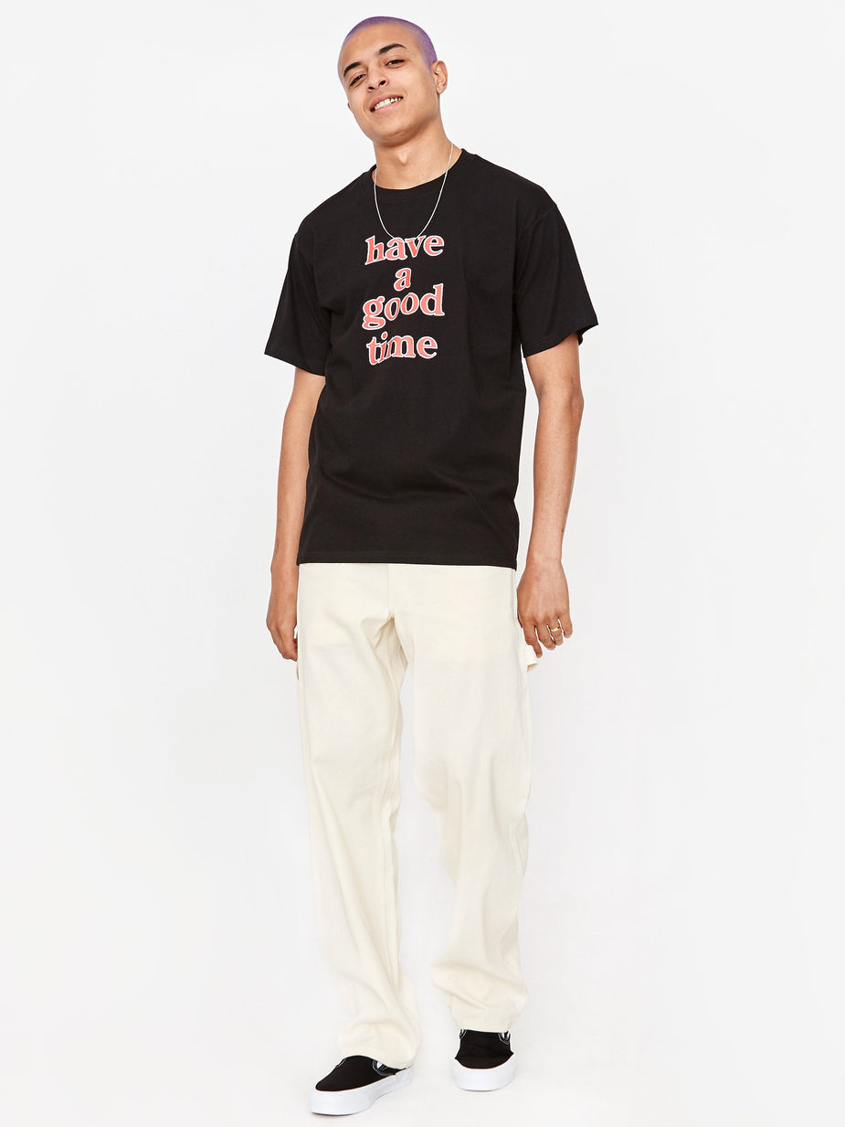 Have A Good Time Have A Good Time Colour Logo T-Shirt - Black - Black