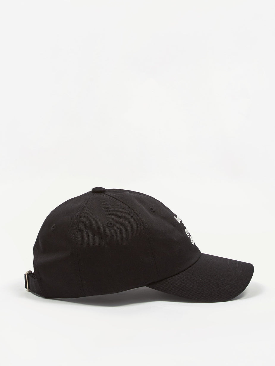 Have A Good Time Have A Good Time Embroidered Logo Flat 6 Panel Cap - Black - Black