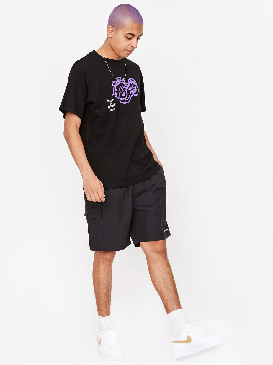 Have A Good Time Have A Good Time Enjoy Logo T-Shirt - Black - Black