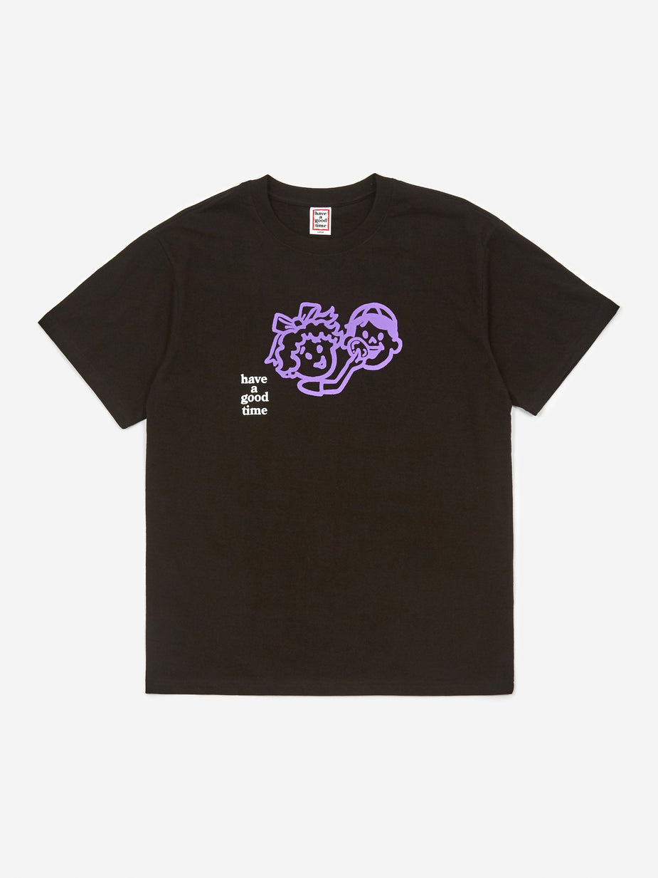 Have A Good Time Have A Good Time Enjoy Logo T-Shirt - Black - Black