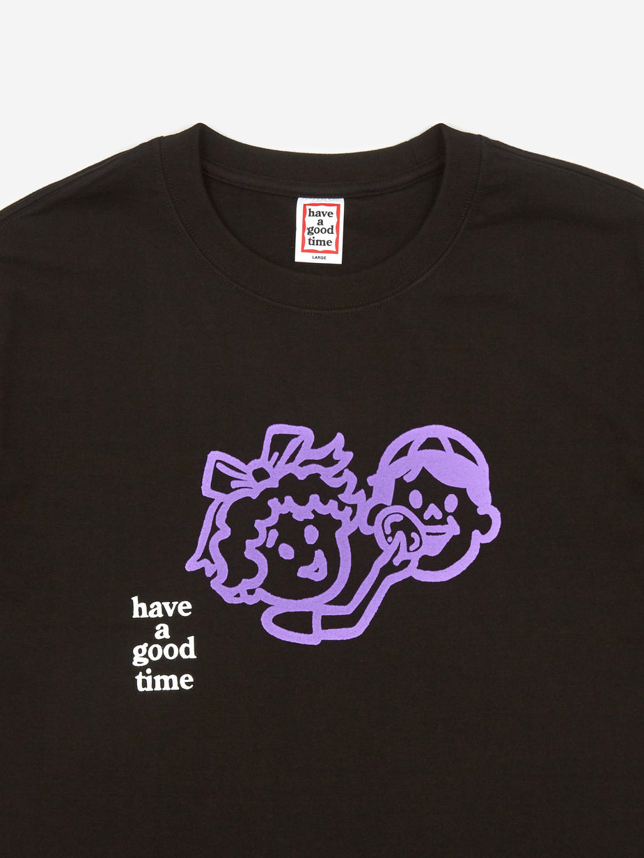 Have A Good Time Have A Good Time Enjoy Logo T-Shirt - Black - Black