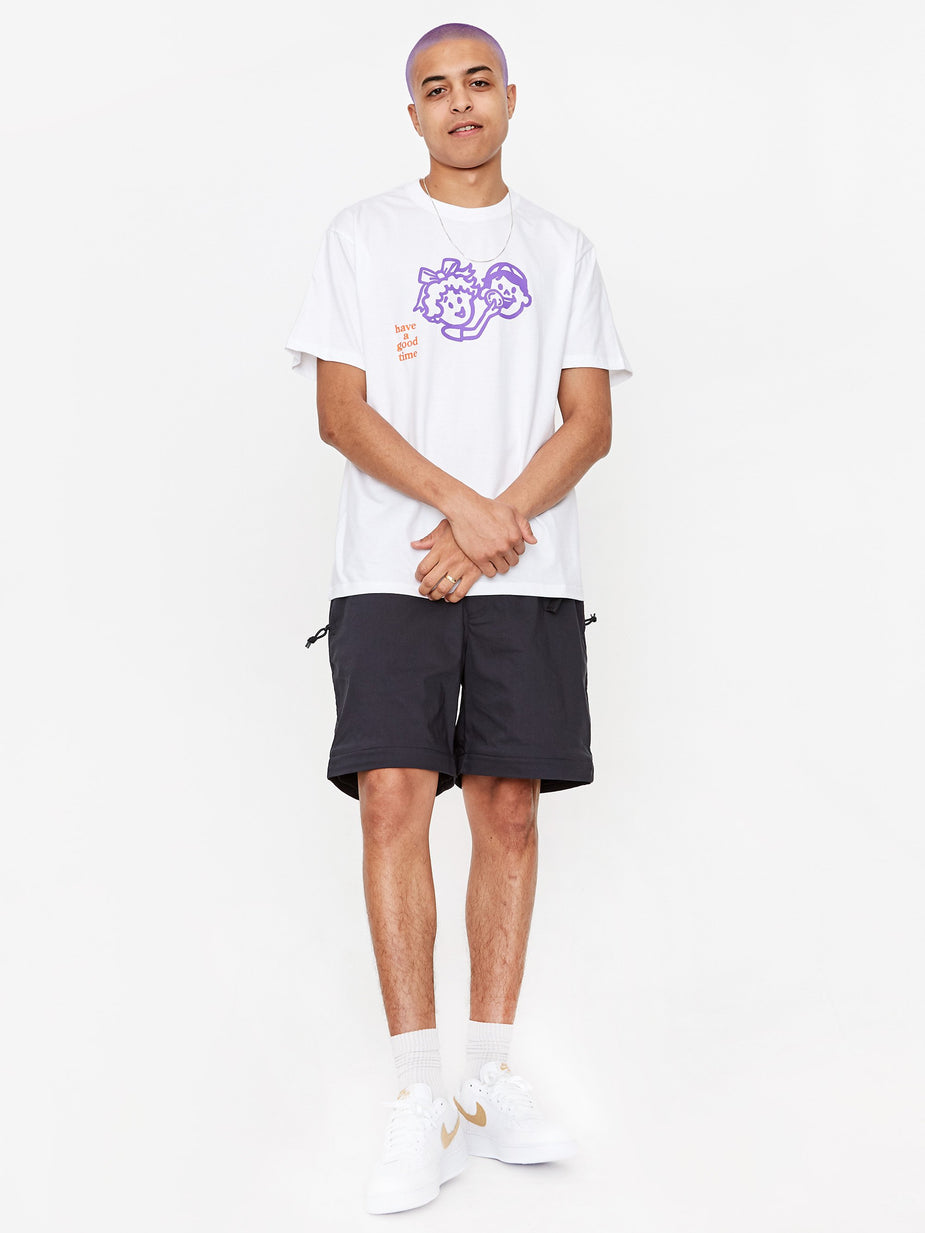 Have A Good Time Have A Good Time Enjoy Logo T-Shirt - White - White