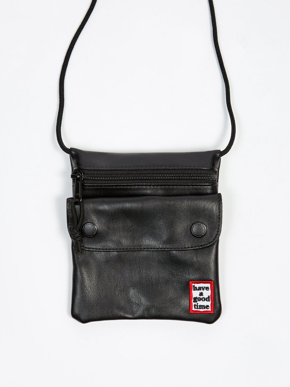 Have A Good Time Have A Good Time Frame Leather Shoulder Bag - Black - Black