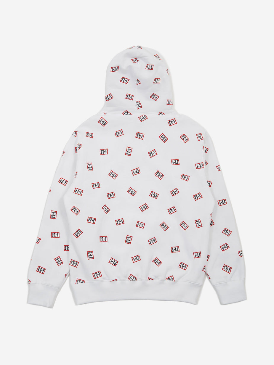 Have A Good Time Have A Good Time Mini Mini Frame Allover Hooded Sweatshirt - White - White