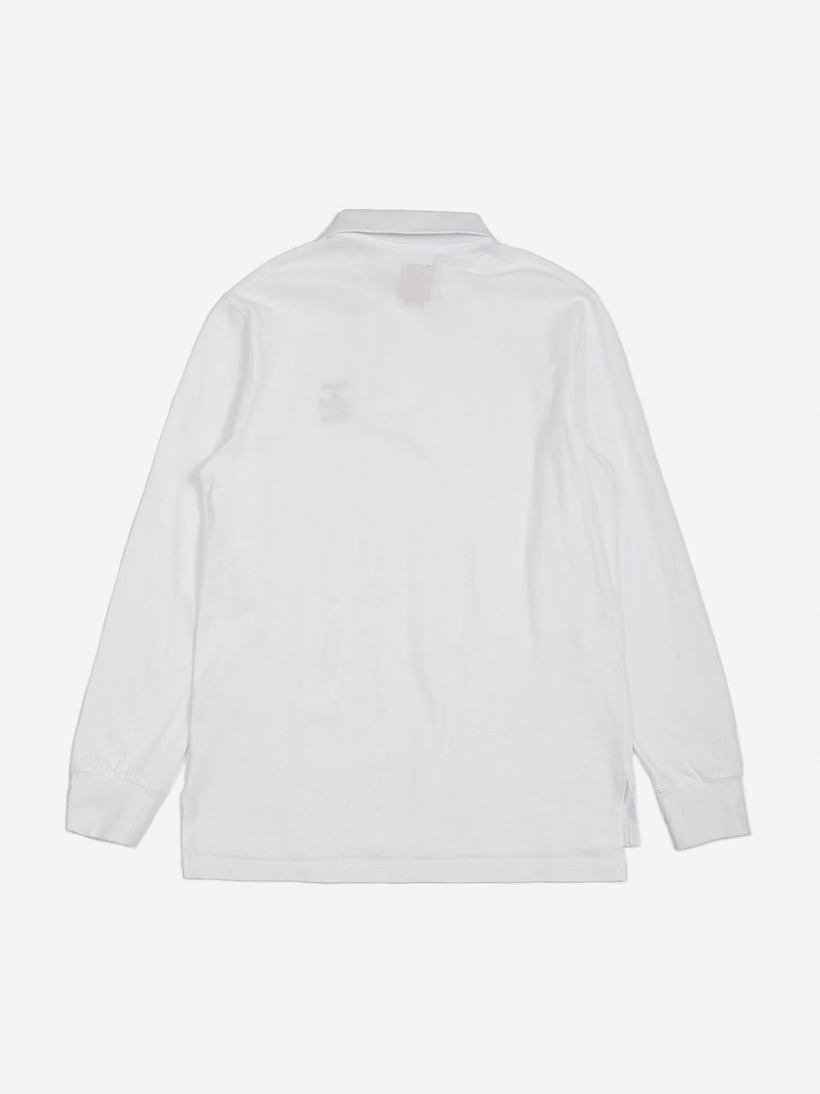 Have A Good Time Have A Good Time Logo Longsleeve Polo Shirt - White - White