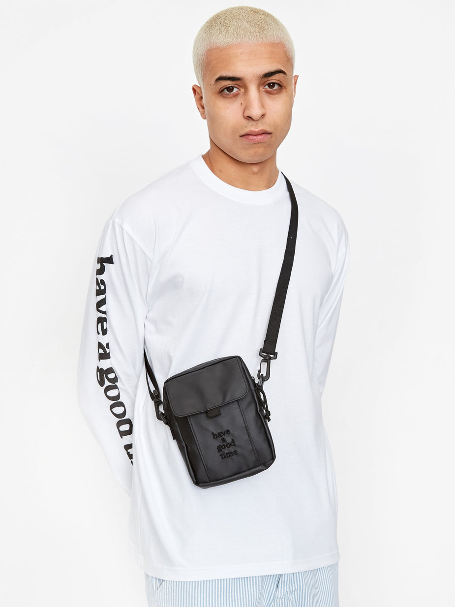 Have A Good Time Have A Good Time Logo Shoulder Bag - Charcoal - Grey