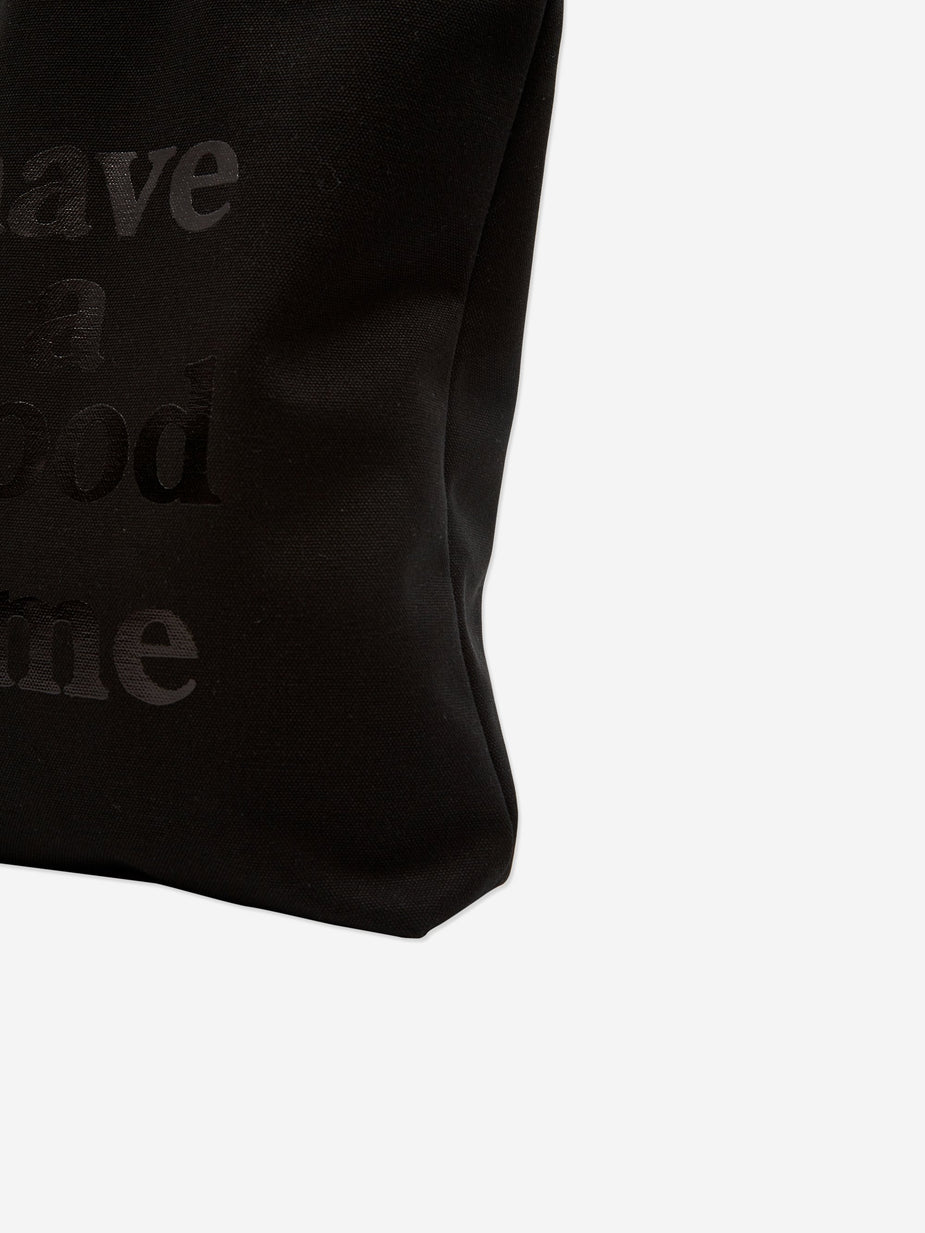 Have A Good Time Have A Good Time Logo Tote Bag - Black - Black