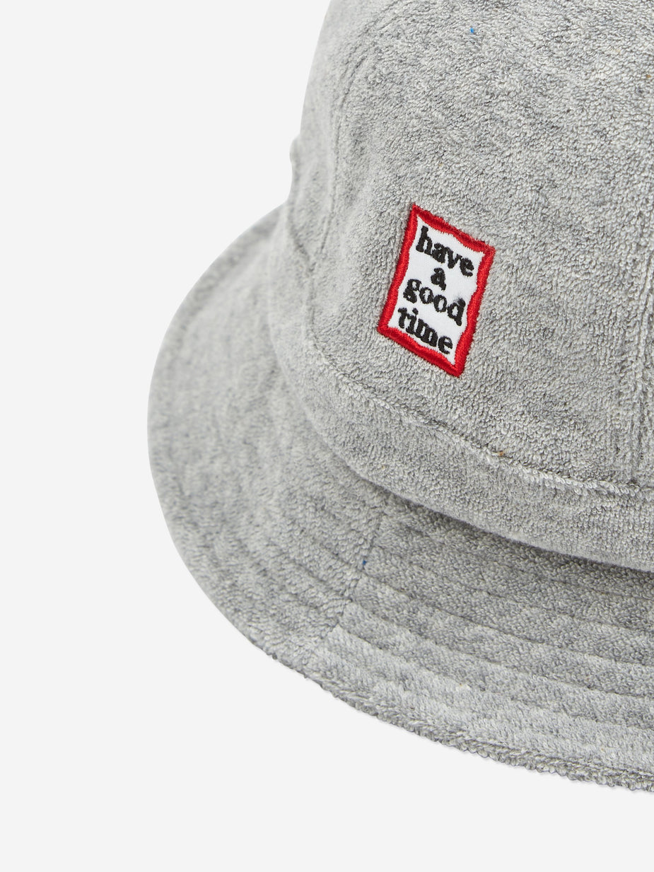 Have A Good Time Have A Good Time Military Terry Bucket Hat - Grey - Grey