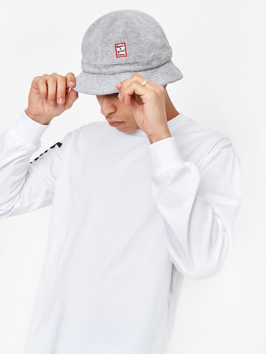 Have A Good Time Have A Good Time Military Terry Bucket Hat - Grey - Grey