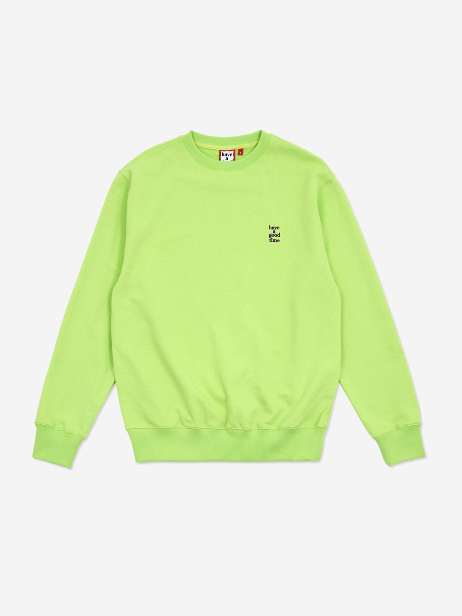 Have A Good Time Have A Good Time Mini Logo Crewneck Sweatshirt - Melon Soda - Other