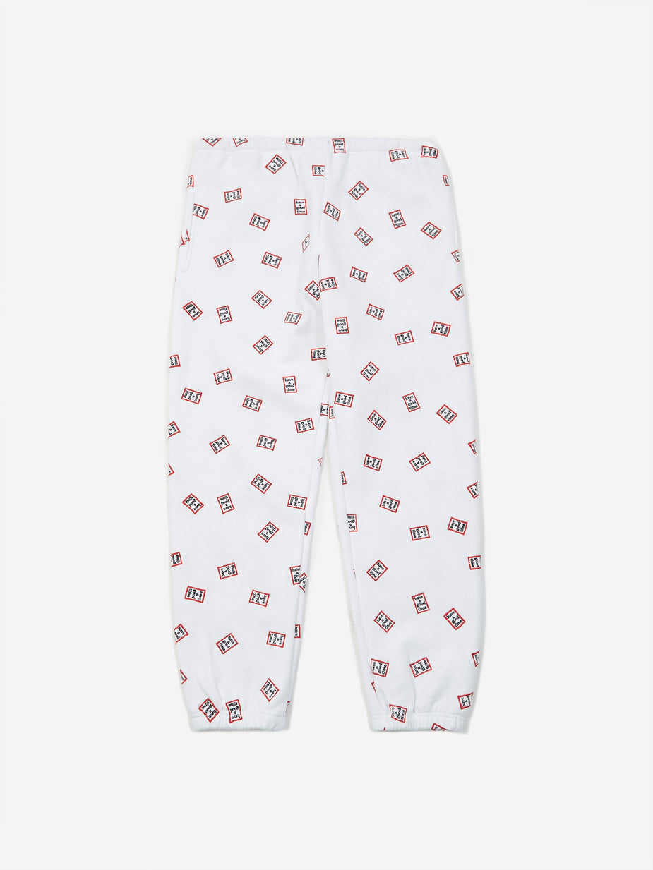 Have A Good Time Have A Good Time Mini Mini Frame Allover Sweatpant - White - White