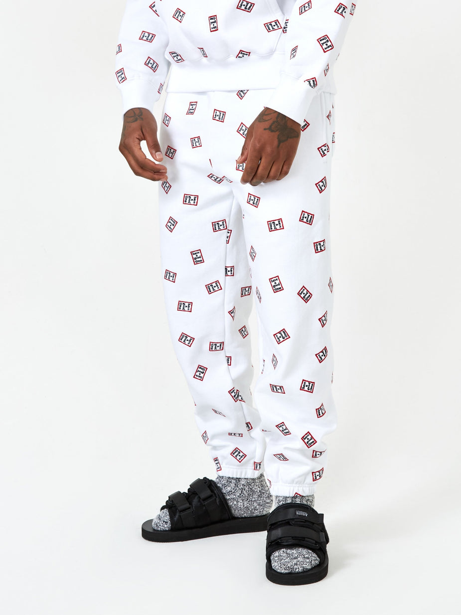 Have A Good Time Have A Good Time Mini Mini Frame Allover Sweatpant - White - White