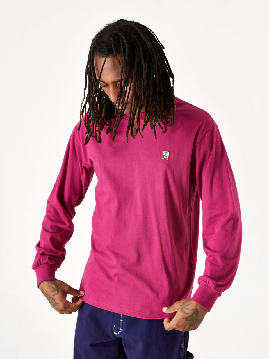 Have A Good Time Have A Good Time Mini Mini Frame Longsleeve T-Shirt - Purple - Purple
