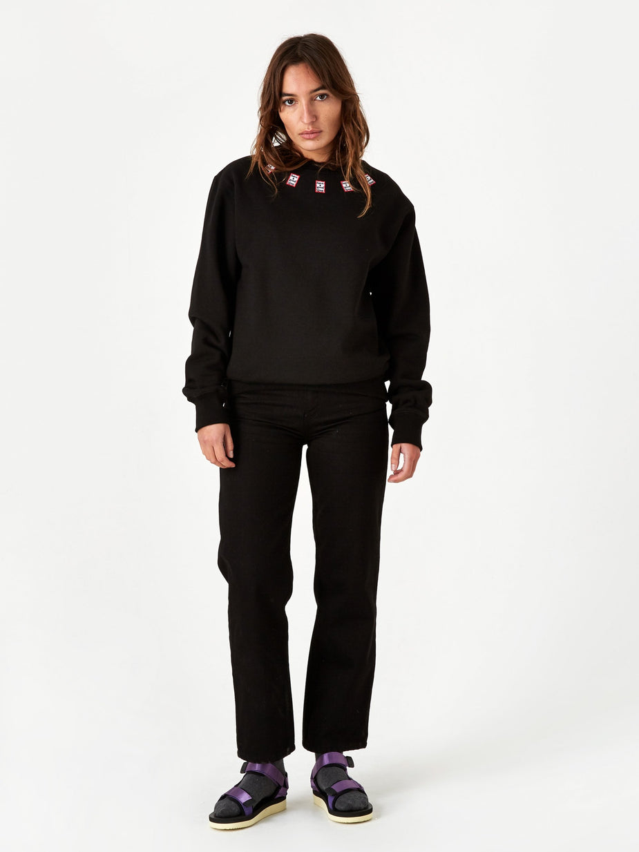 Have A Good Time Have A Good Time Mini Mini Frame Neck Crewneck Sweatshirt - Small - Black