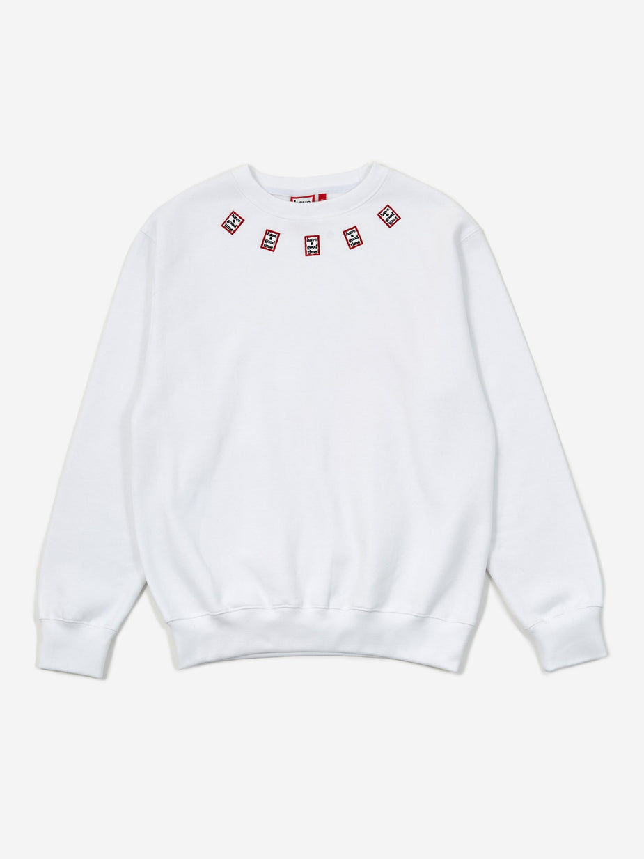 Have A Good Time Have A Good Time Mini Mini Frame Neck Crewneck Sweatshirt - White - White