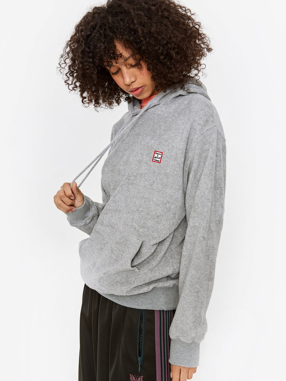 Have A Good Time Have A Good Time Mini Mini Frame Terry Hoodie - Grey. - Grey