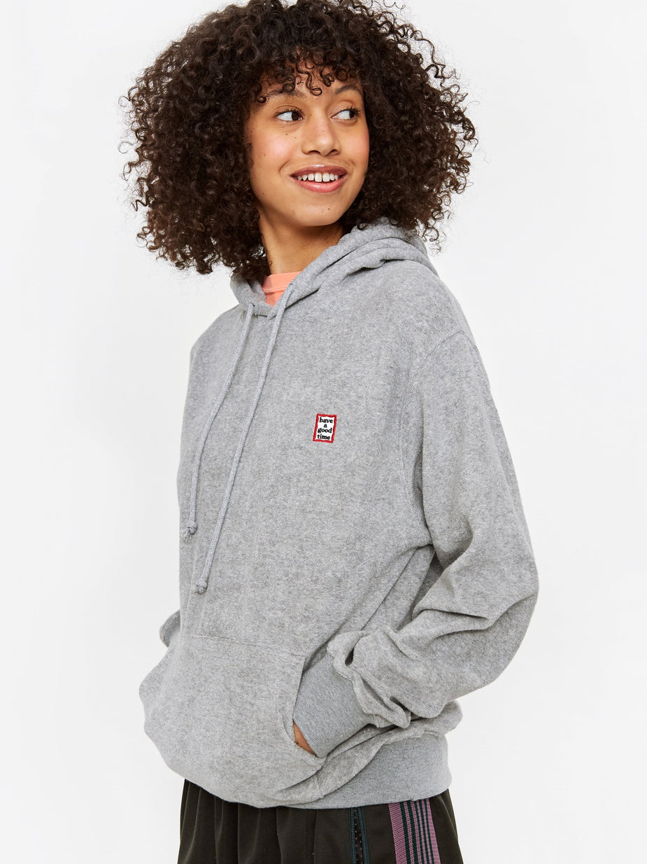 Have A Good Time Have A Good Time Mini Mini Frame Terry Hoodie - Grey. - Grey
