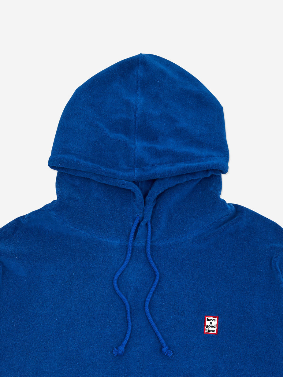 Have A Good Time Have A Good Time Mini Mini Frame Terry Hoodie - Marine Blue - Blue