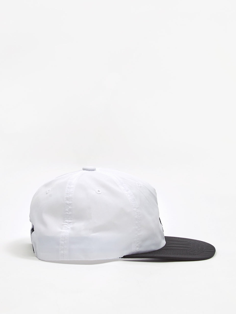 Have A Good Time Have A Good Time Nylon Logo Flat 5 Panel Cap - White/Black - Black