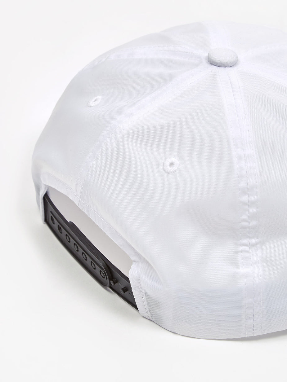 Have A Good Time Have A Good Time Nylon Logo Flat 5 Panel Cap - White/Black - Black