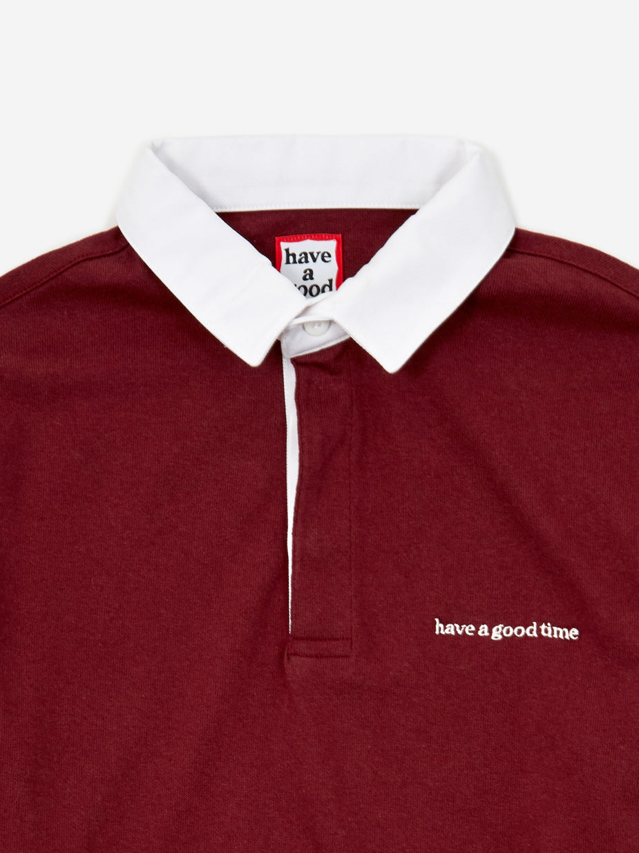 Have A Good Time Have A Good Time Rugby Shirt - Maroon - Other