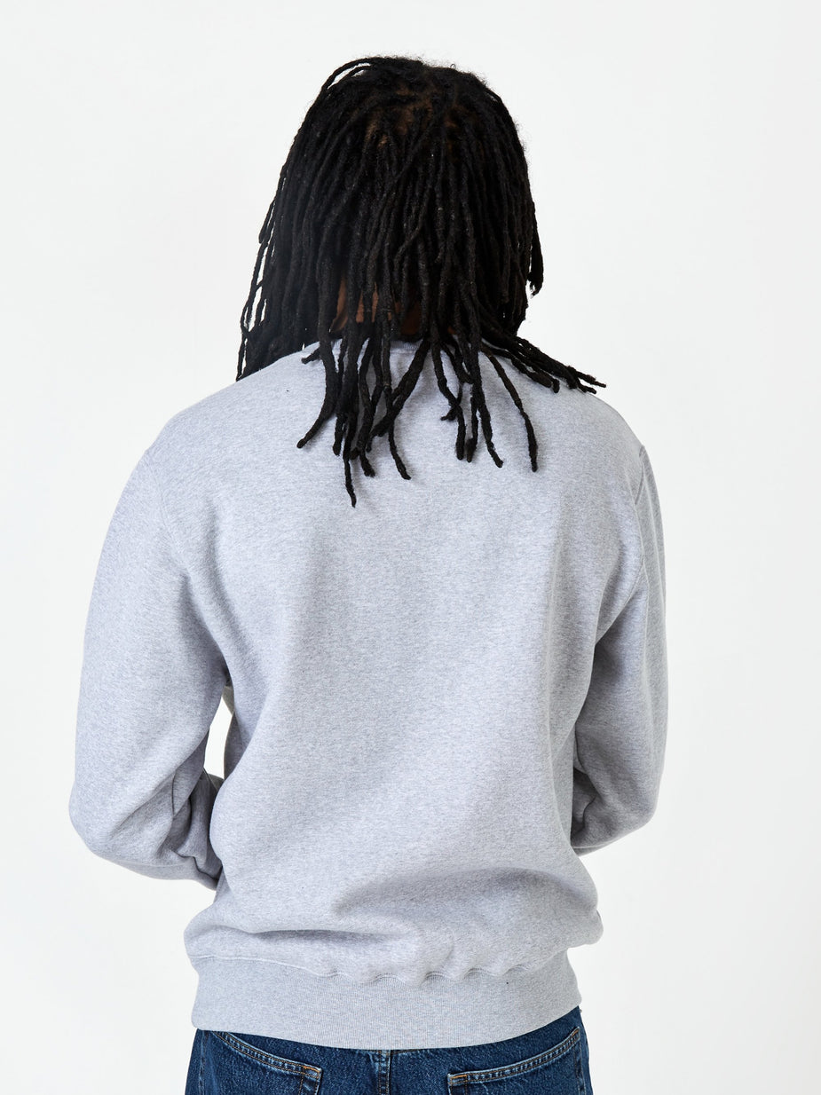 Have A Good Time Have A Good Time Side Logo Crewneck Sweatshirt - Heather Grey - Grey