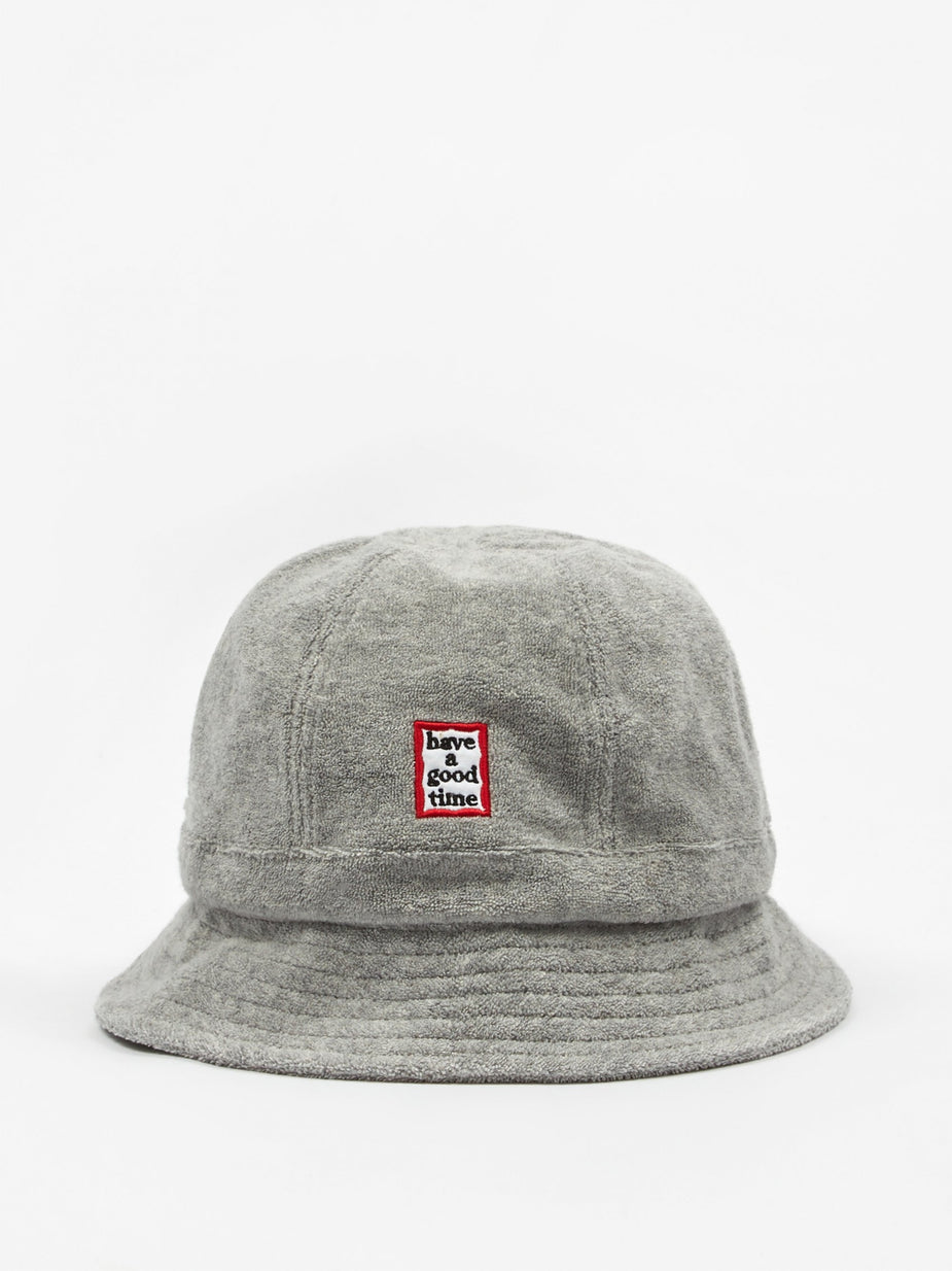 Have A Good Time Have A Good Time Terry Bucket Hat - Grey - Grey
