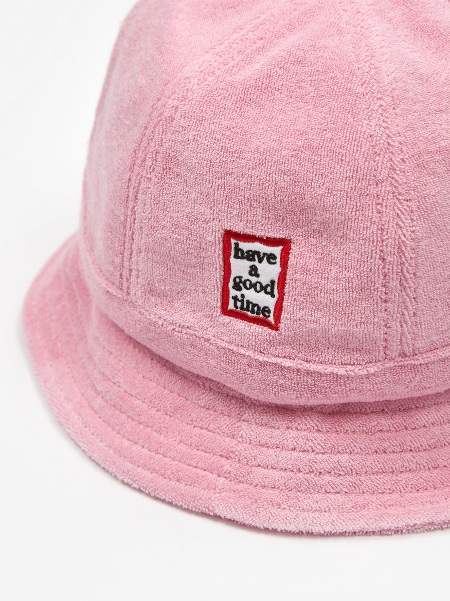 Have A Good Time Have A Good Time Terry Bucket Hat - Pink - Pink