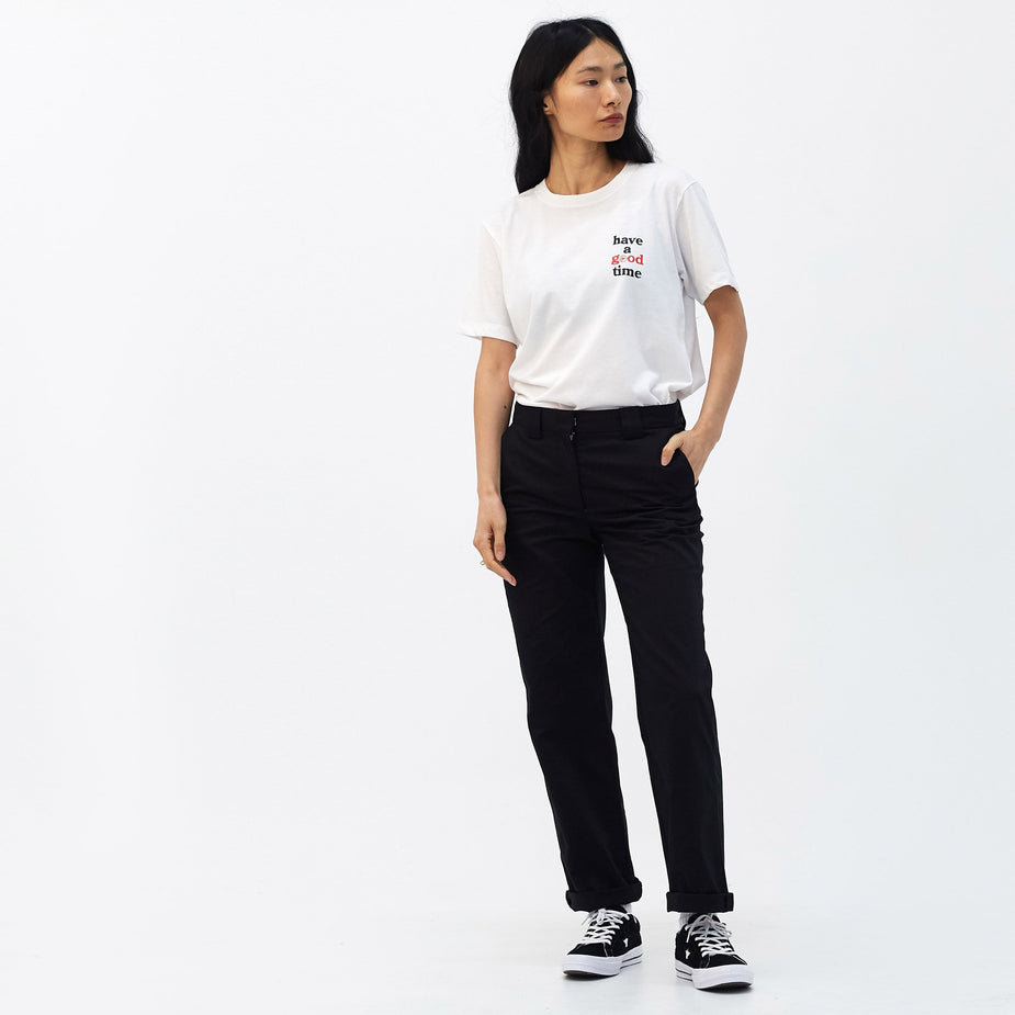 Have A Good Time Have A Good Time x Goodhood Logo T-Shirt - White - White