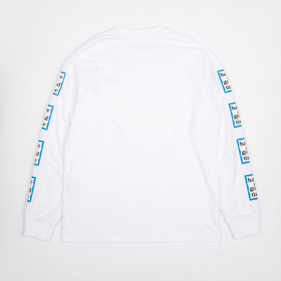 Have A Good Time Have A Good Time Arm Blue Frame Long Sleeve T-Shirt - White - White