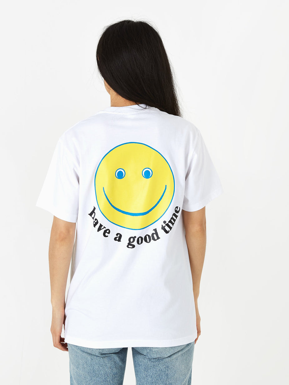 Have A Good Time Have A Good Time Smile T-Shirt - White - White