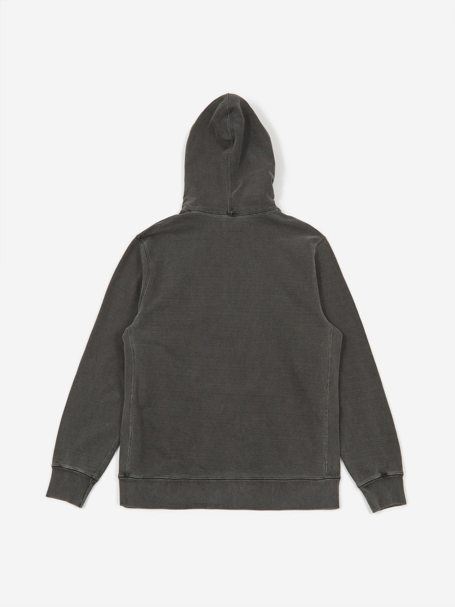 Haven Haven Pigment Dyed Heavyweight Hoodie Cotton Fleece - Charcoal - Grey