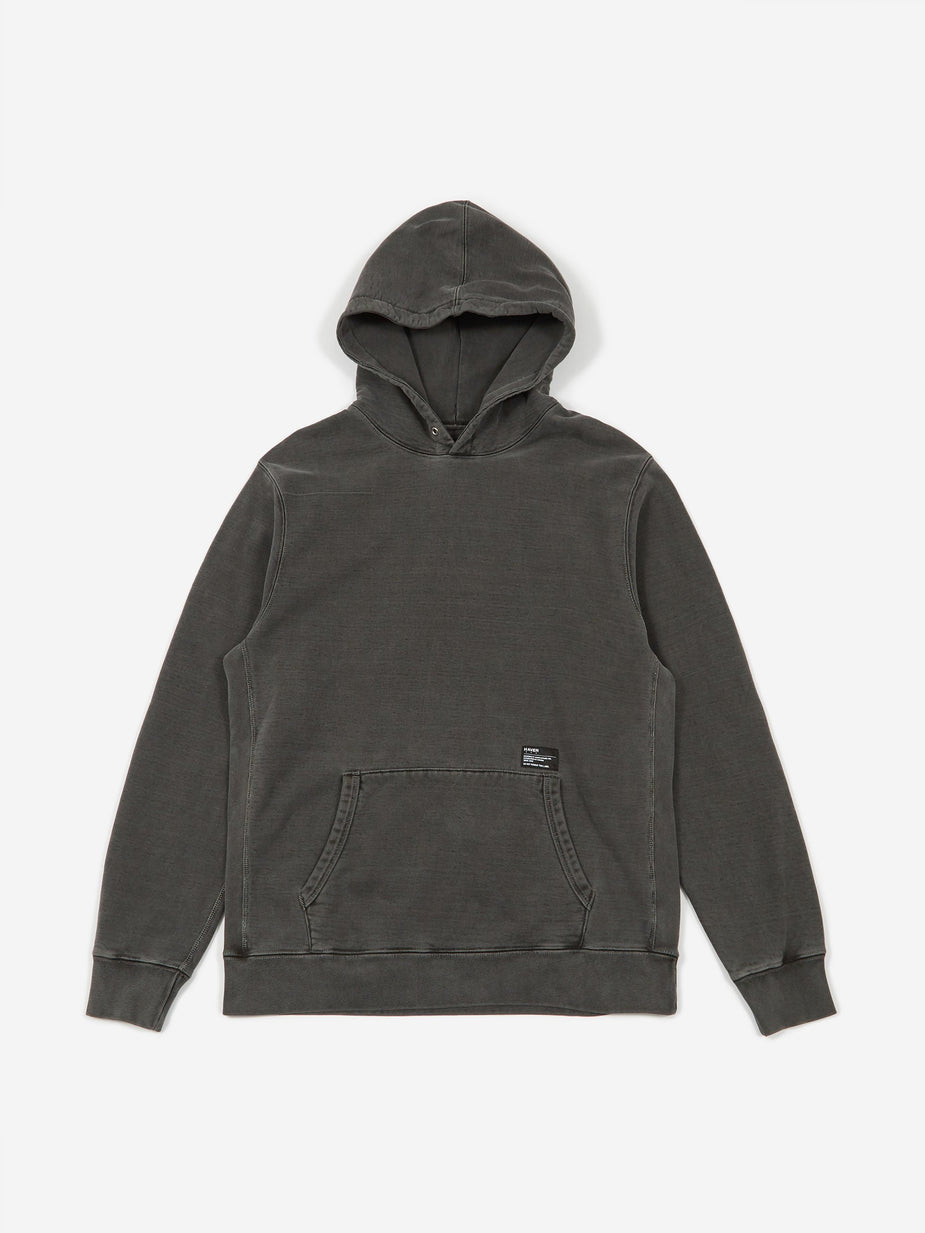 Haven Haven Pigment Dyed Heavyweight Hoodie Cotton Fleece - Charcoal - Grey