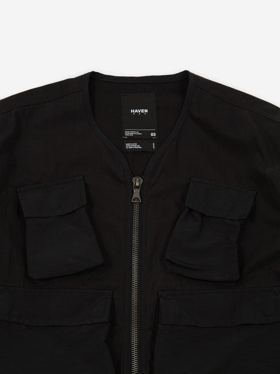 Haven Haven Tactical Jacket Cotton Nylon Ripstop - Black - Black