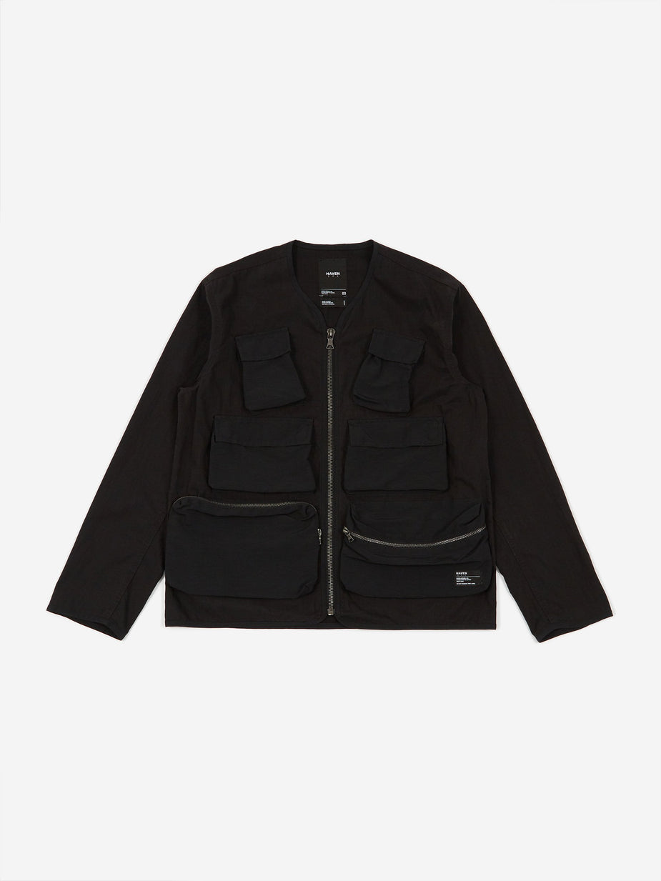 Haven Haven Tactical Jacket Cotton Nylon Ripstop - Black - Black