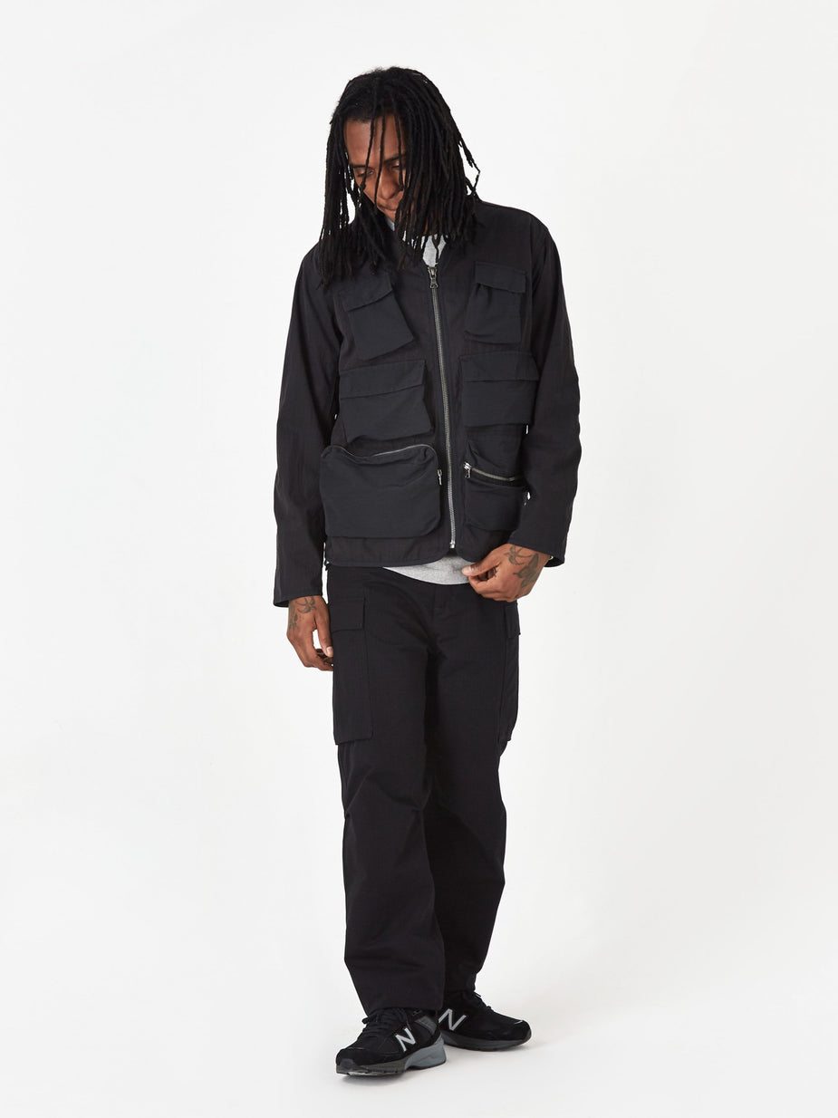 Haven Haven Tactical Jacket Cotton Nylon Ripstop - Black - Black