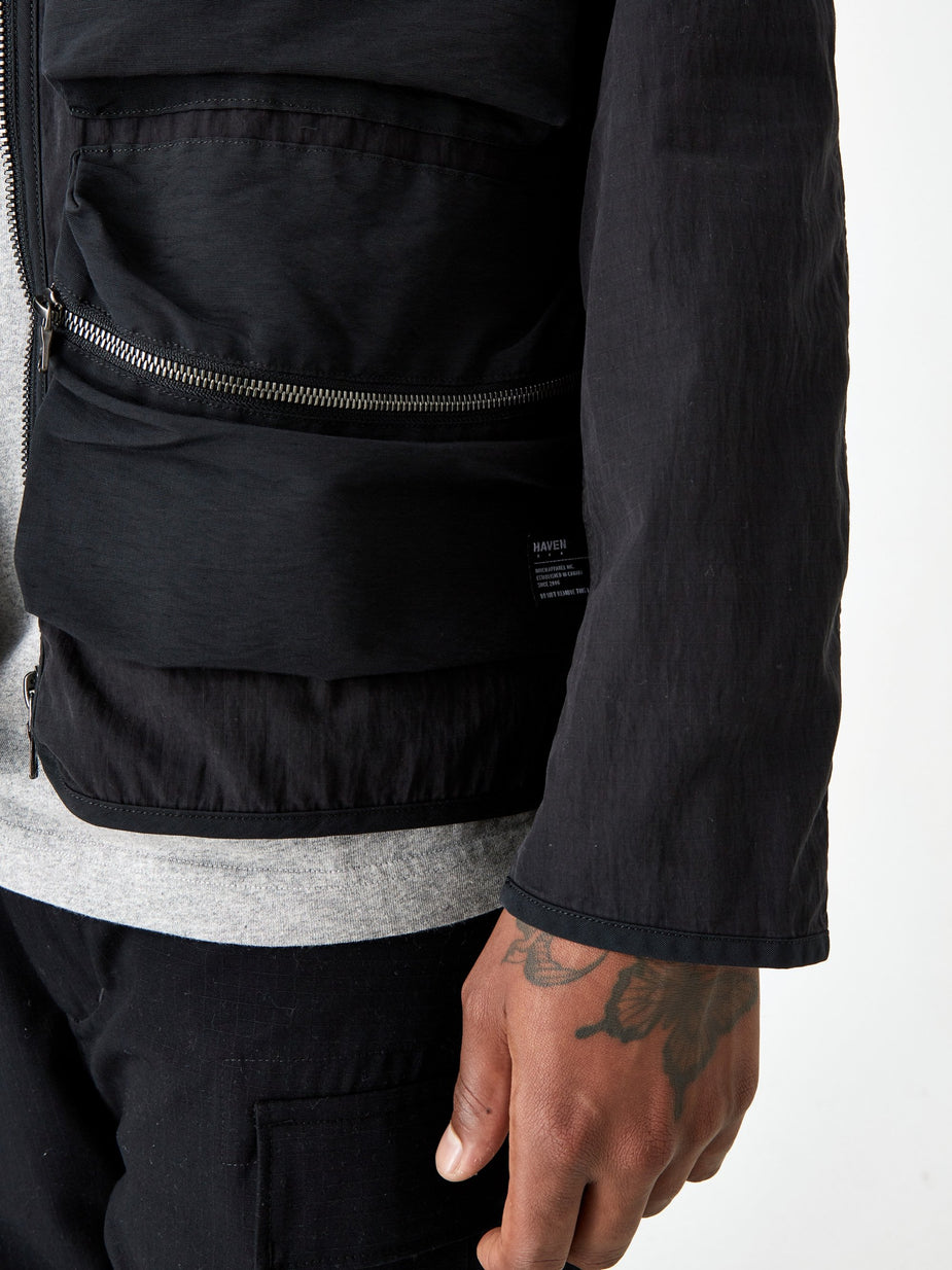 Haven Haven Tactical Jacket Cotton Nylon Ripstop - Black - Black