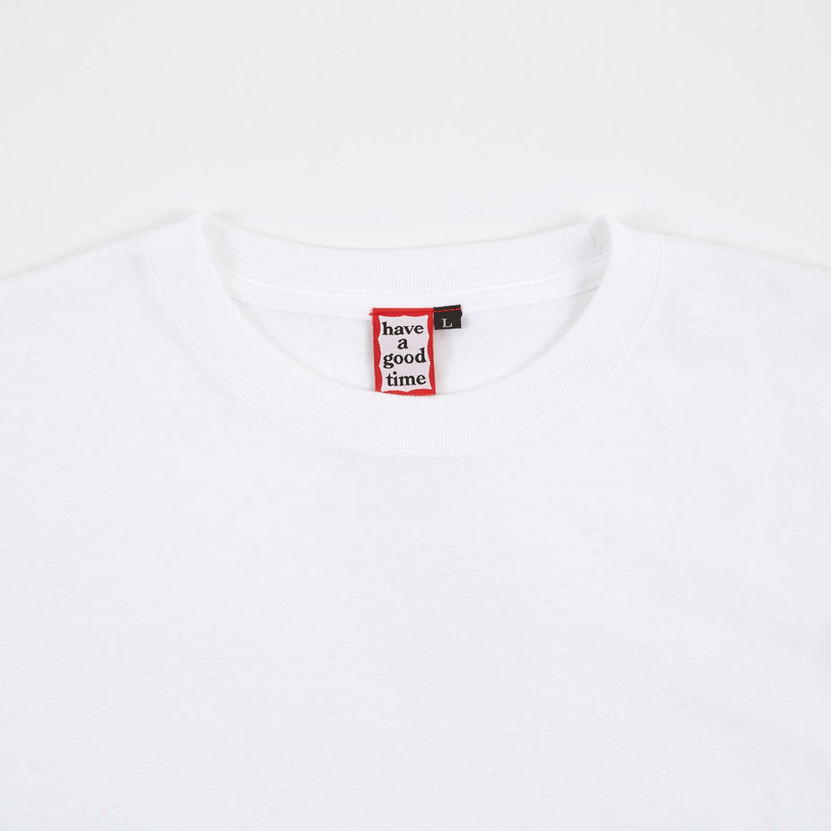 Have A Good Time Have A Good Time x Goodhood Arm Frame Logo L/S T-Shirt - White - White