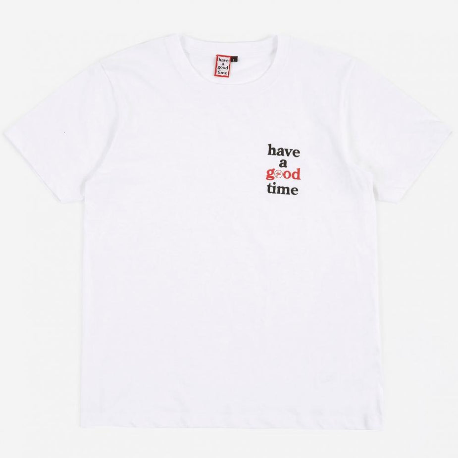 Have A Good Time Have A Good Time x Goodhood Logo T-Shirt - White - White