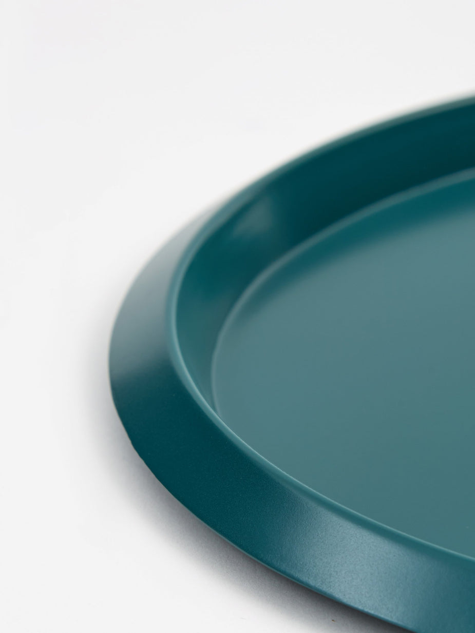 HAY HAY Ellipse Tray S - Dark Green - Green