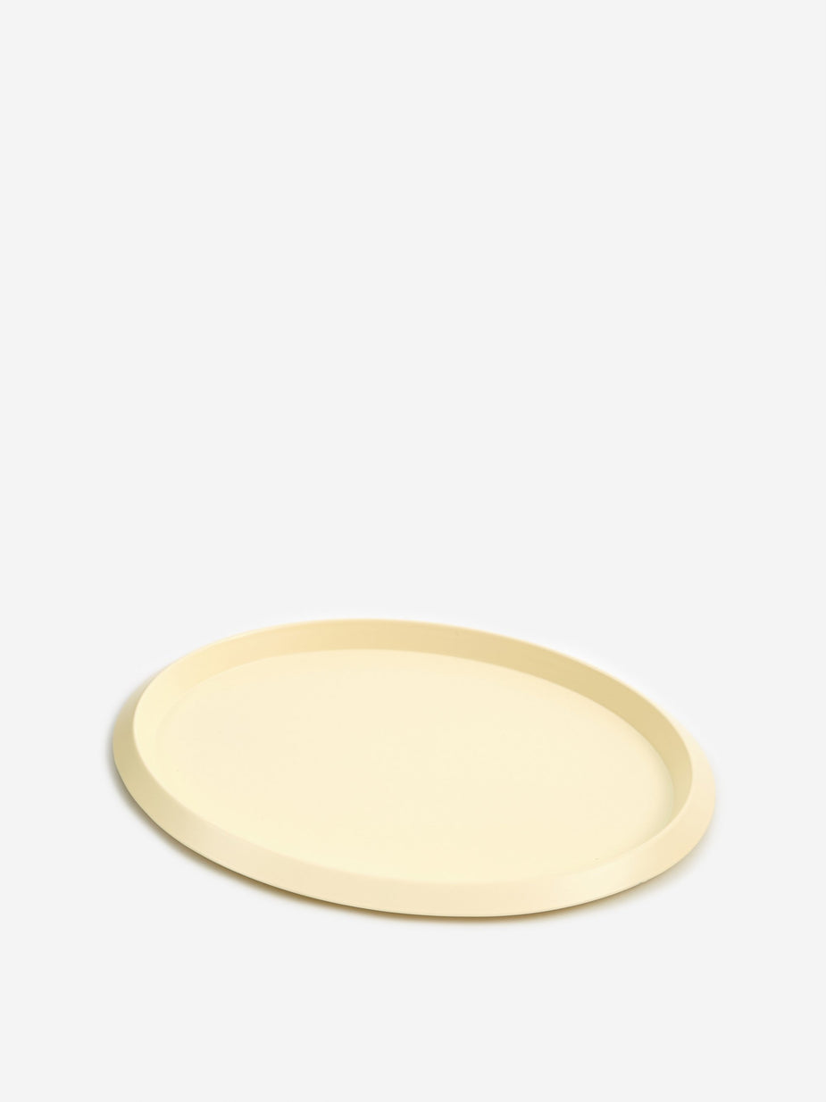 HAY HAY Ellipse Tray S - Light Yellow - Yellow